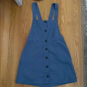 Blue overall style dress size medium
